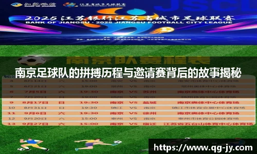 南京足球队的拼搏历程与邀请赛背后的故事揭秘